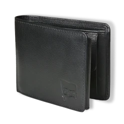 MCG GmbH Ledergeldbörse Schwarz Im Geschenkkarton