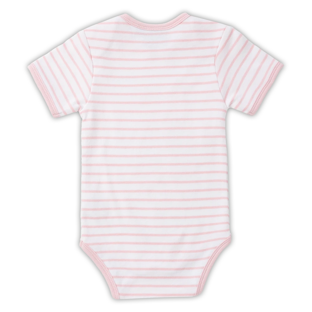 Cotton-n-more GmbH Baby Body Rosa-weiss – Bild 2