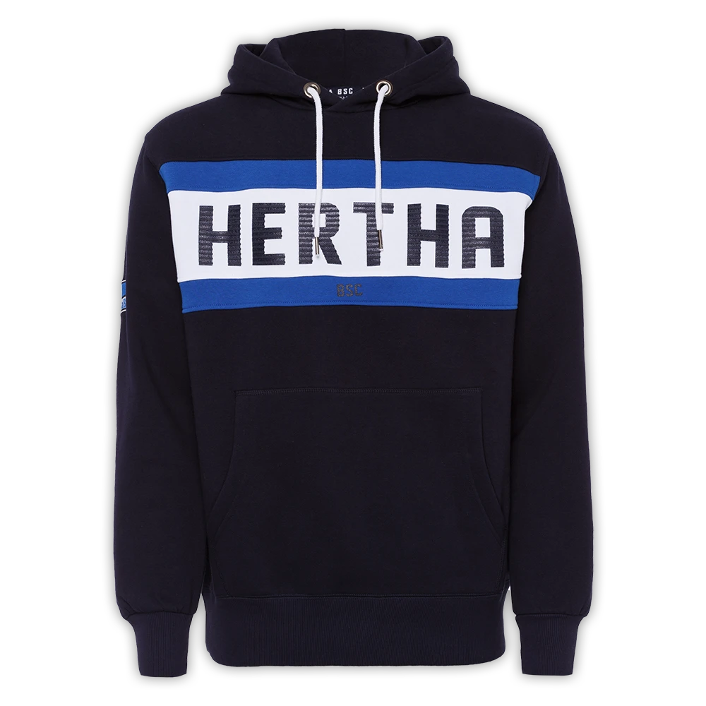 Cotton-n-more GmbH Hoodie Bruststreifen Hertha BSC Kinder