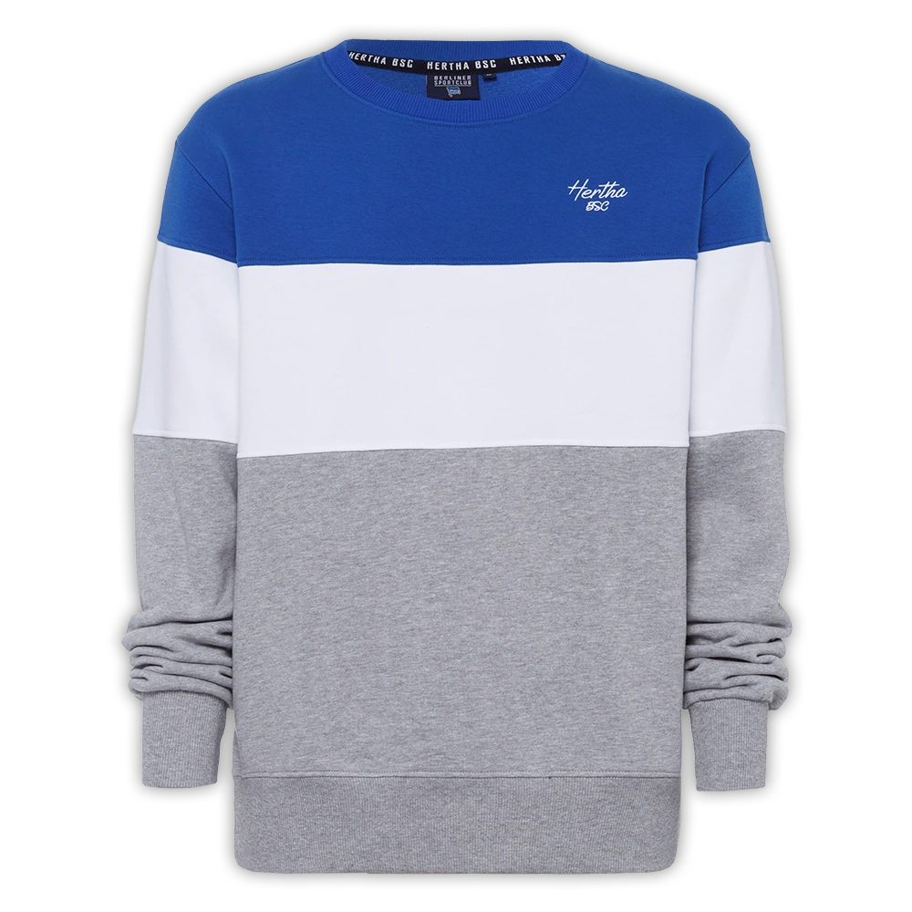 Cotton-n-more GmbH Sweatshirt Blockstreifen