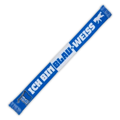 WM Sport Schal Ich Bin Blau-Weiss