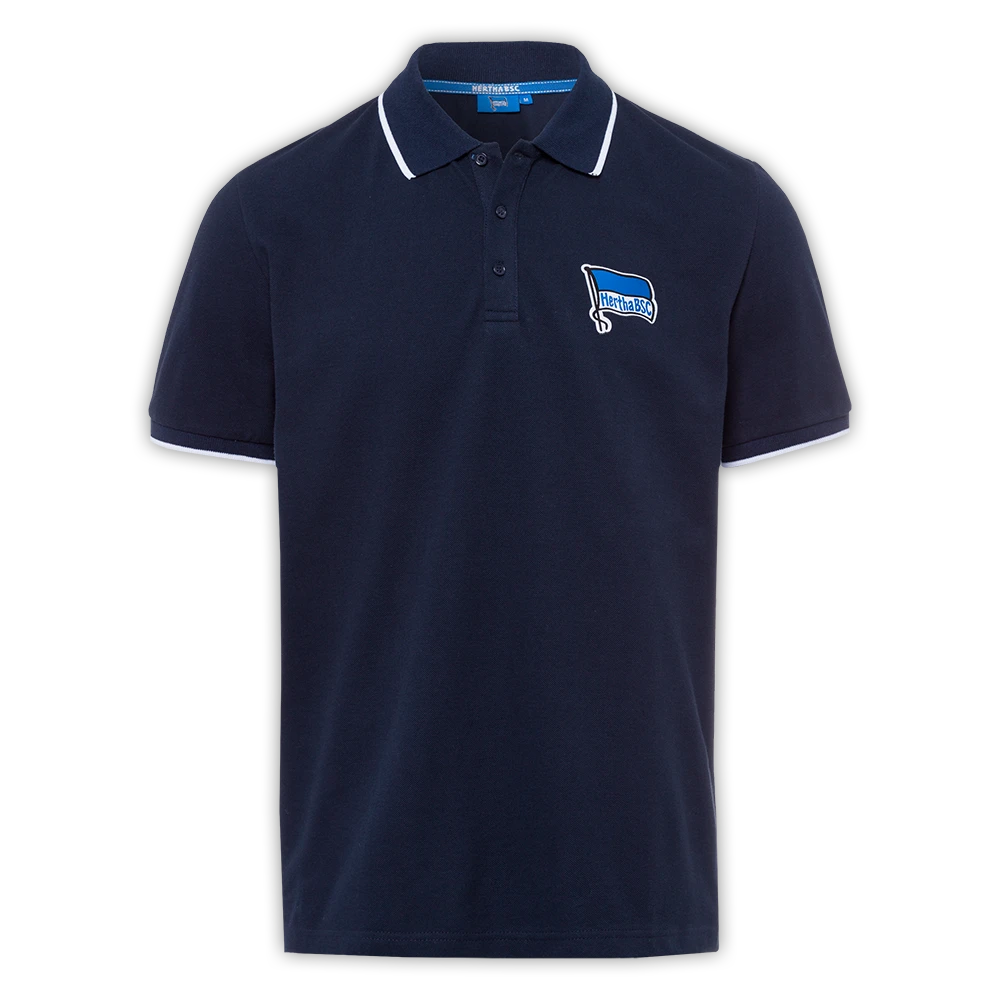 CHAPS Merchandising GmbH Polo Basic Logo Navy Slim