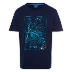 CHAPS Merchandising GmbH T-Shirt Stadtkarte BERLIN Navy