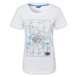 CHAPS Merchandising GmbH T-Shirt Stadtkarte BERLIN Damen Weiß
