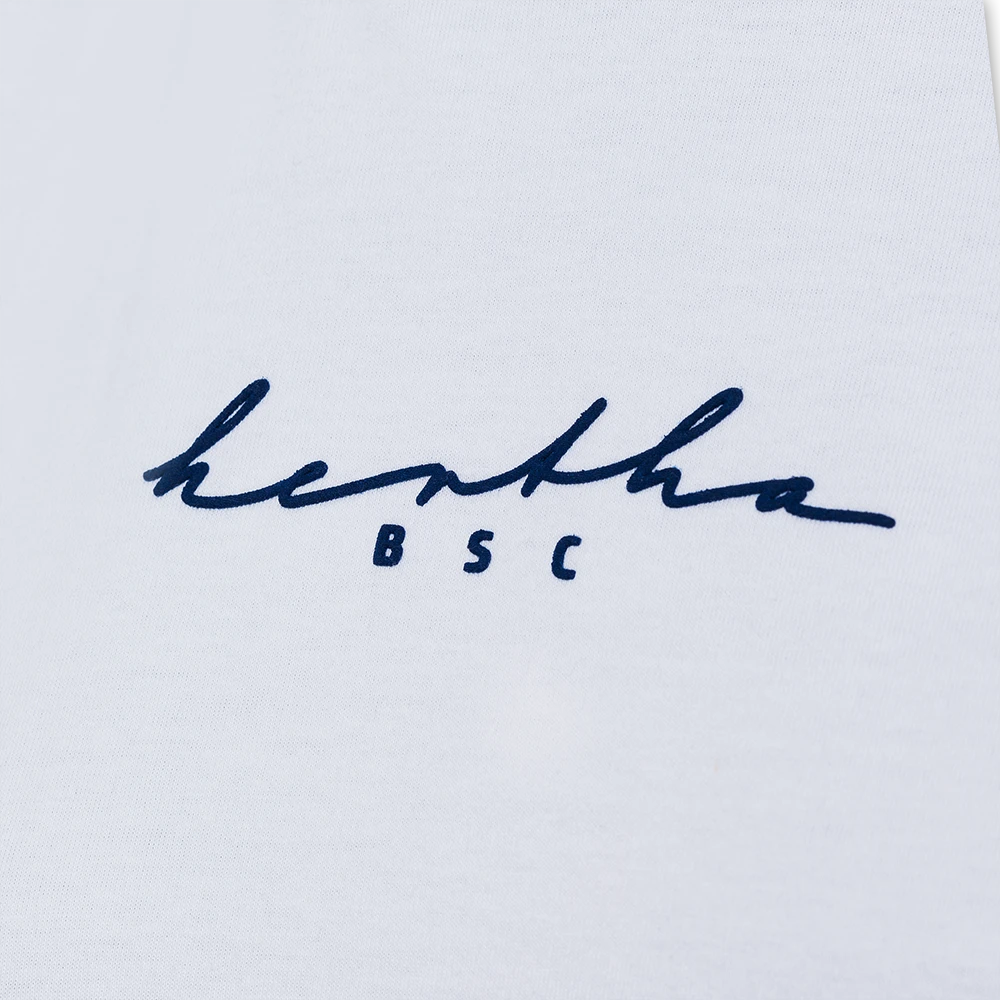 Indien T-Shirt Schriftzug Loose Fit Weiß – Bild 3