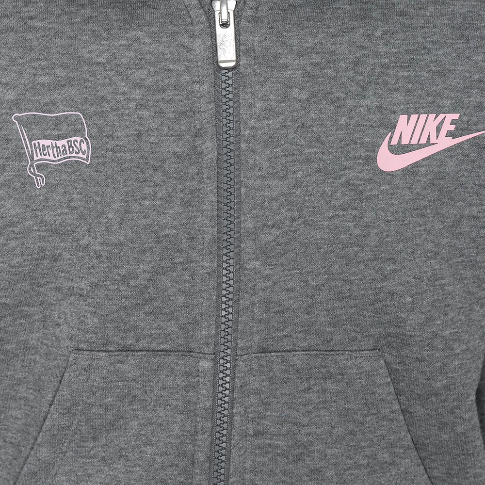 Haddad Brands Europe Sweatjacke Fahne Kids Grau – Bild 3