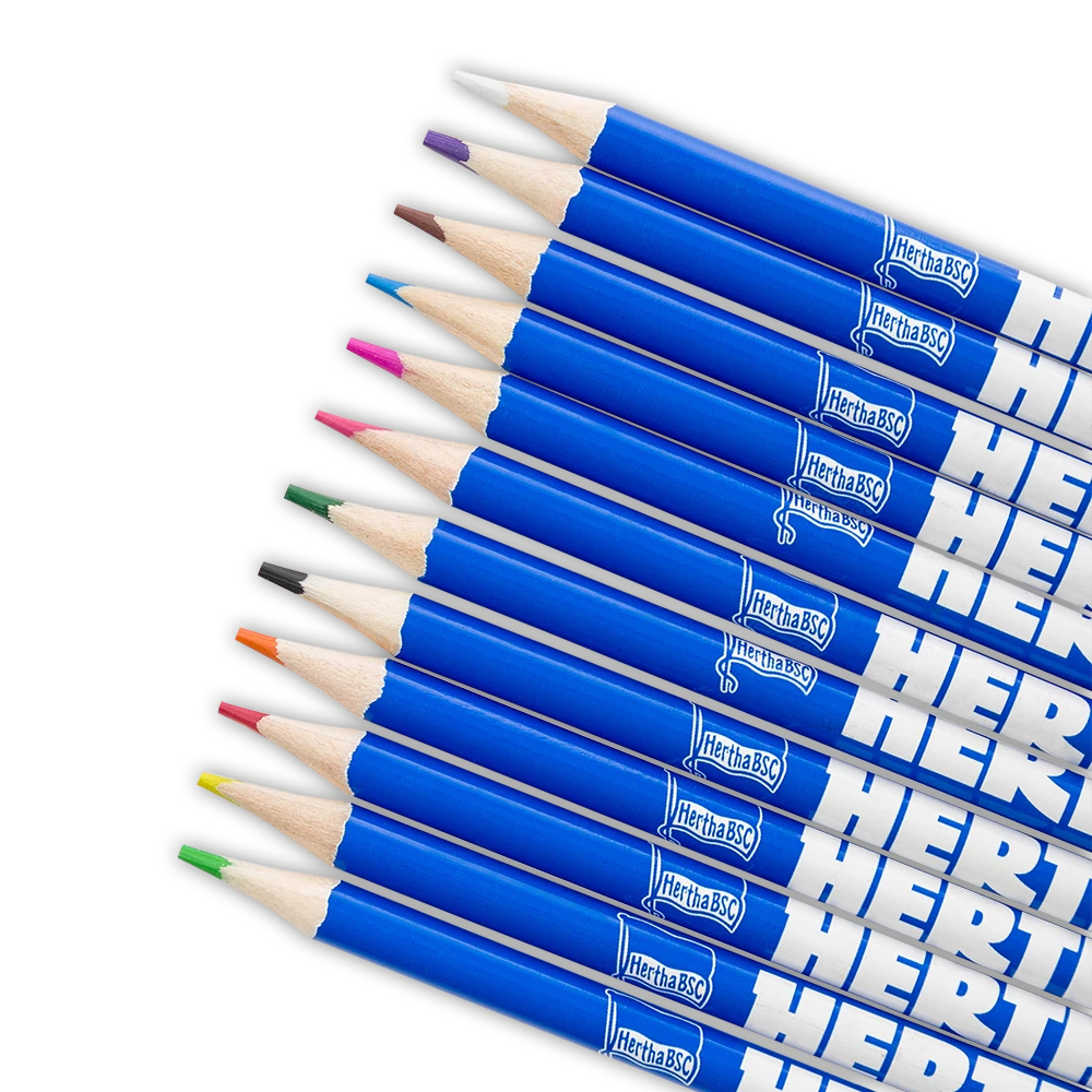 China Buntstifte Hertha BSC 12er Set – Bild 2