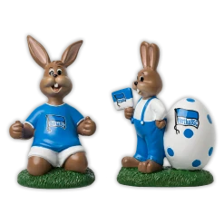 Trade Con GmbH Osterhasenfiguren 2er-Set