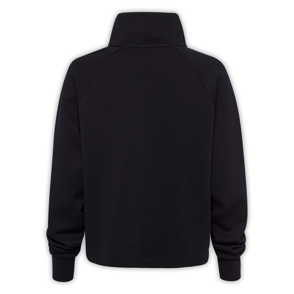 Nike Jacke Damen Half-Zip All Black – Bild 2