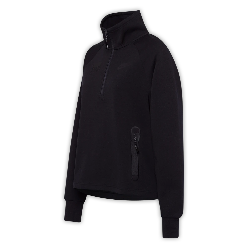Nike Jacke Damen Half-Zip All Black – Bild 3
