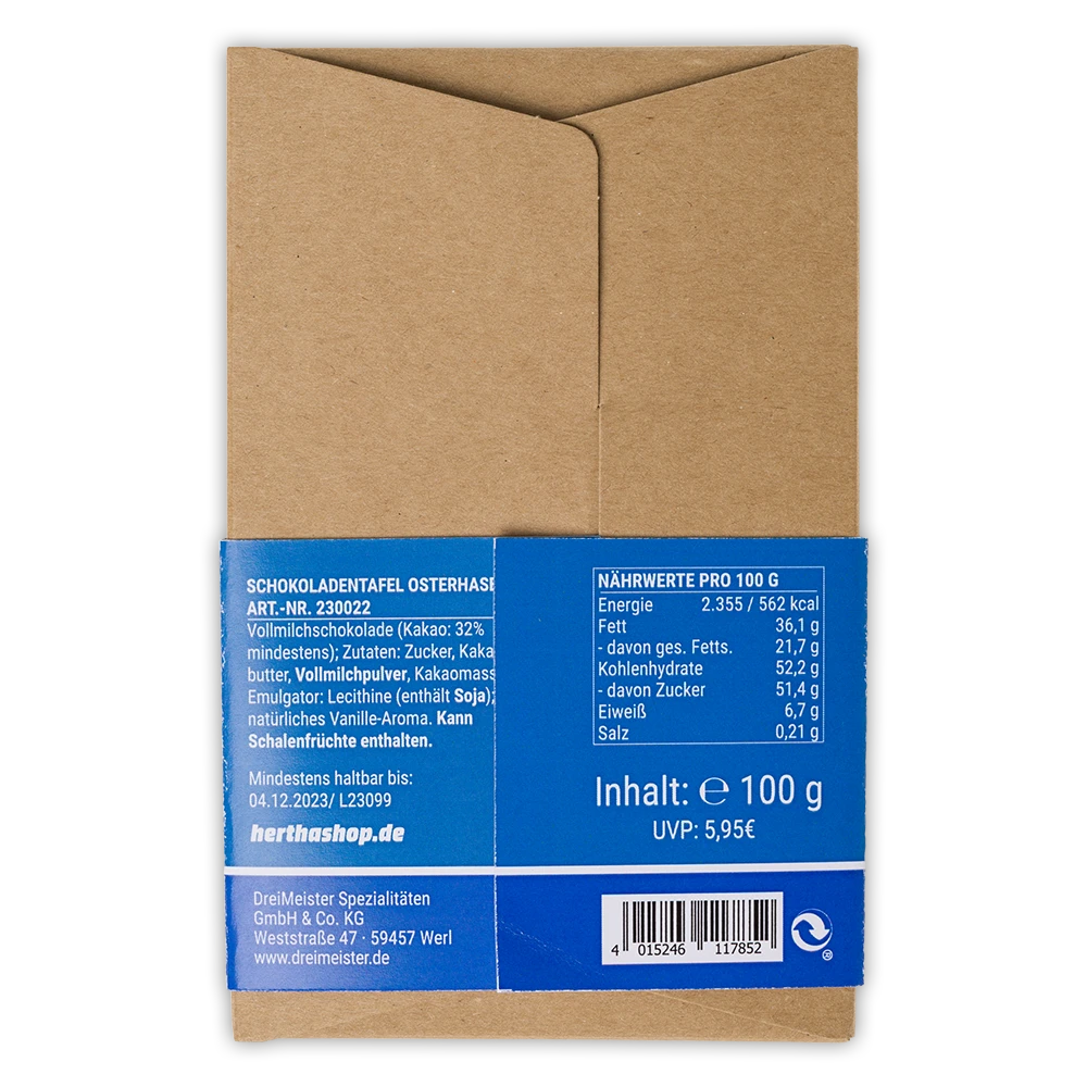 Deutschland Schokoladentafel Osterhase – Bild 3